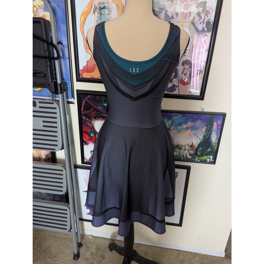 Living Dead Clothing Harry Potter Slytherin Dress Sz M - Picture 3 of 3